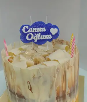 Canım Oğlum Yazılı Mum