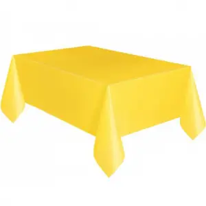 Sarı Masa Örtüsü Plastik Lüks 120*1.80 Cm