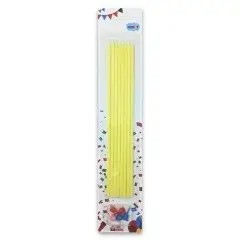 20 cm Sarı Mum 8'li