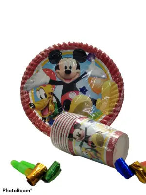 Mickey Mouse Tabak ve Bardak