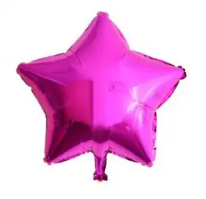 Yıldız Folyo Balon Fuşya 24 İnç