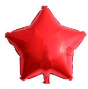 Yıldız Folyo Balon Kırmızı 24 İnç