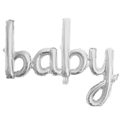 Baby Gümüş Folyo Balon