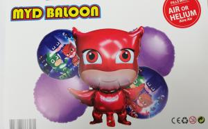 PJ Mask Kırmızı 5'Li Set Balon