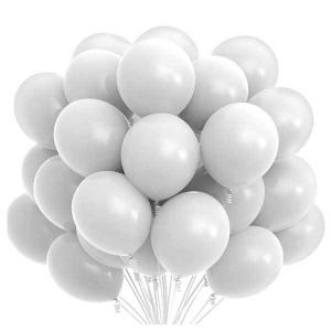 Beyaz Pastel Balon 100'lü