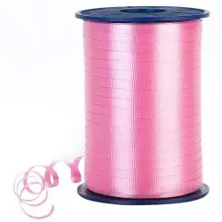 Pastel Pembe Rafya Şerit 8 mm x 200