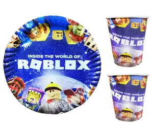 Roblox Tabak + Bardak Set