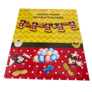 Mickey Mouse Dekoratif Banner