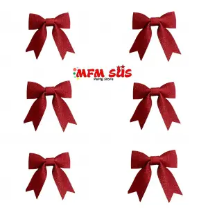 Çam Ağaç Fiyonk Eva 11*11 6 Adet Kırmızı