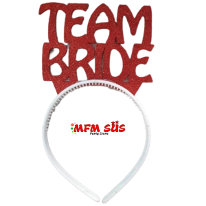 Team Bride Eva Taç Kırmızı 10 adet