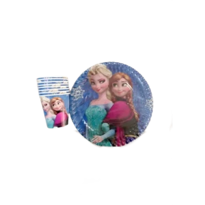 Frozen Tabak Ve Bardak Set