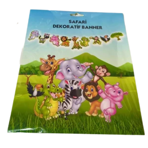 Safari Dekoratif Banner