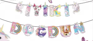 Unicorn İyiki Doğdun Zarf Banner