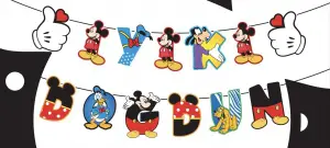 Mickey Mouse  İyiki Doğdun Zarf Banner