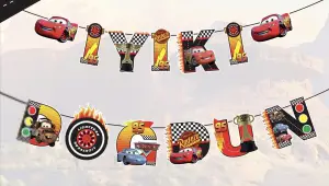 Cars İyiki Doğdun Zarf Banner