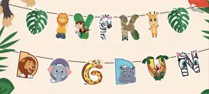 Safari İyiki Doğdun Zarf Banner