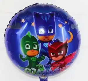 Pijamask Yuvarlak Folyo Balon 