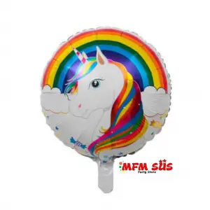 Unicorn Gökkuşağı Folyo Balon