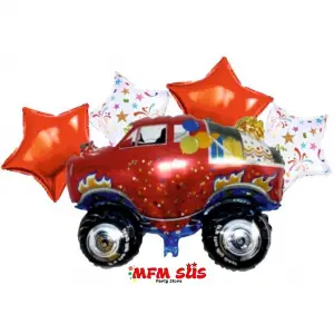 Rally Jeep Folyo Balon Set 5’li