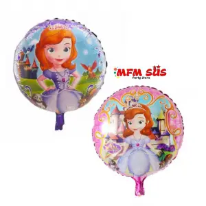 Sofia Yuvarlak Folyo Balon