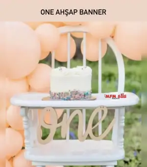 One Ahşap Banner Yazı