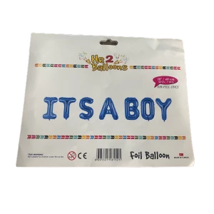 Its A Boy Set Folyo Balon Mavi 