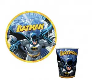 Batman Tabak ve Bardak Set 8’li