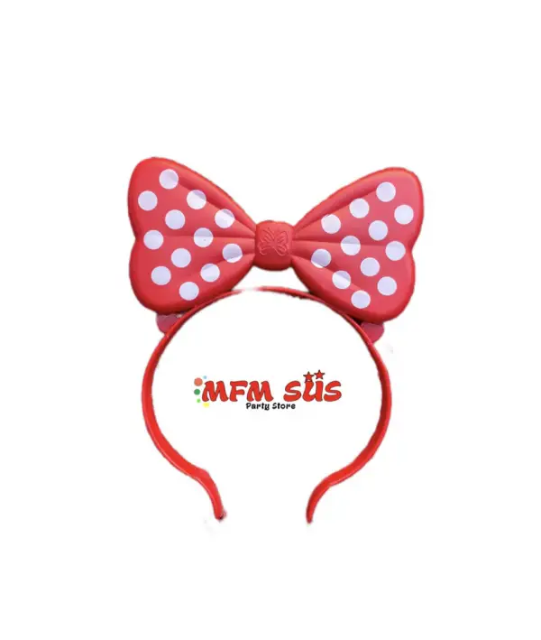 Mini Mouse Işıklı Taç Kırmızı