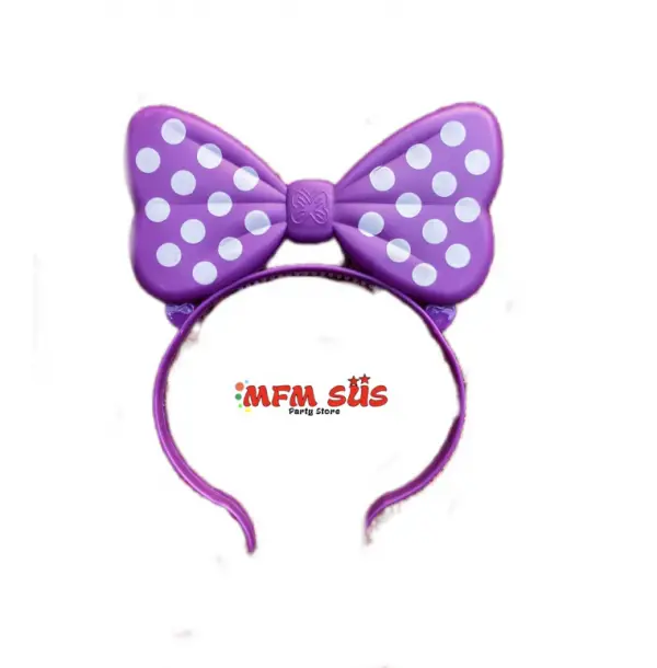 Mini Mouse Işıklı Taç Mor