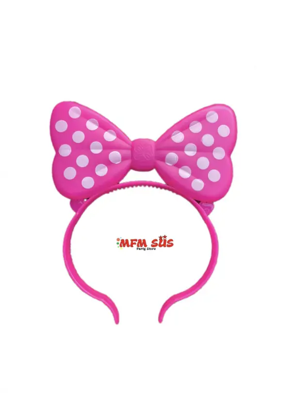Mini Mouse Işıklı Taç Pembe