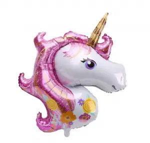 Unicorn Folyo Balon Pembe 100 cm
