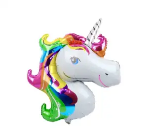 Unicorn Kafa Folyo Balon 100 cm 