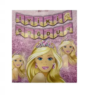 Barbie İyiki Doğdun Zarf Banner 