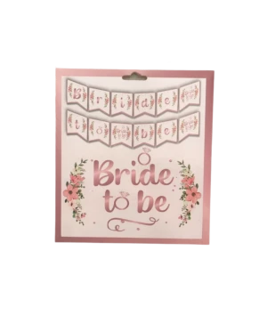 Bride To Be Zarf Banner 