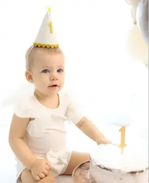 Papatya 1 Yaş Eva Şapka 13 cm
