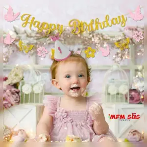 Kelebek Eva Banner + İpe Dizili Eva Kelebek Dekoratif Banner  2'li Set