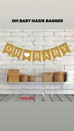 Oh Baby Hasır Banner
