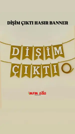 Dişim Çıktı Hasır Banner