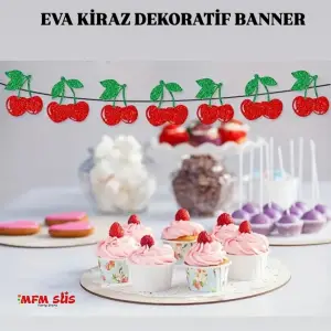 Eva Kiraz Dekoratif Banner