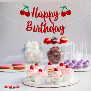 Eva Kiraz Happy Bırthday Banner