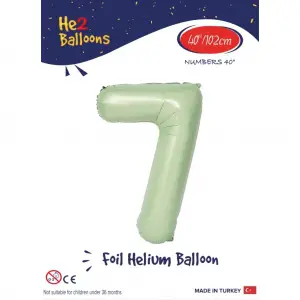 40” Mint Yeşil Folyo Balon 7