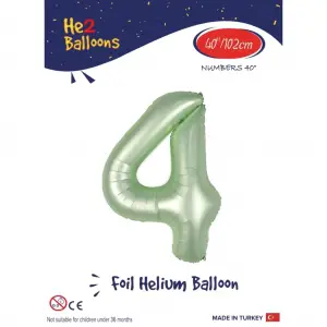40” Mint Yeşil Folyo Balon 4