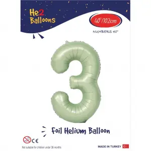 40” Mint Yeşil Folyo Balon 3