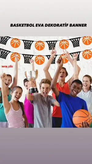Eva Basketbol Dekoratif Banner