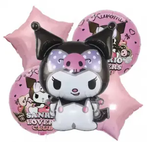 Kuromi Set Folyo Balon