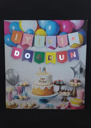 İyi Ki Doğdun Banner Makaron