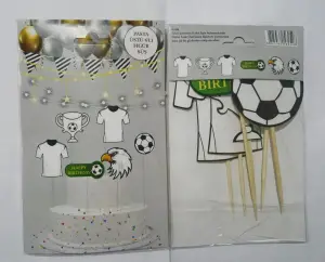 Siyah - Beyaz Pasta Üstü Figür Set 10 pk.