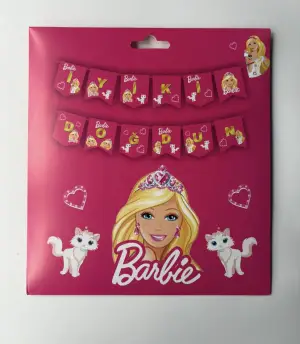 Barbie İyiki Doğdun Zarf Banner 