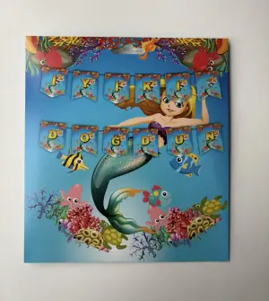 Deniz Kızı İyiki Doğdun Zarf Banner 