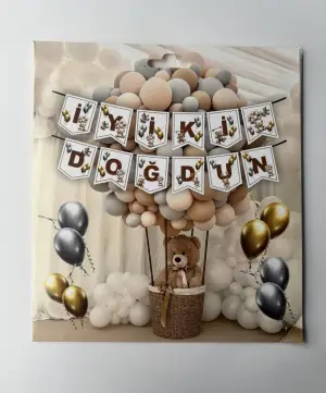 Ayıcık İyiki Doğdun Zarf Banner 